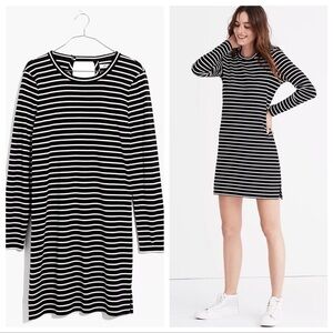 Madewell Black White Dress